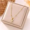 18K Gold Irregular Gemstone Necklace - Non-Fading Light Luxury Jewelry