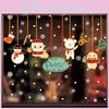 European Style Christmas Window Stickers For Holiday Scene Enhancements