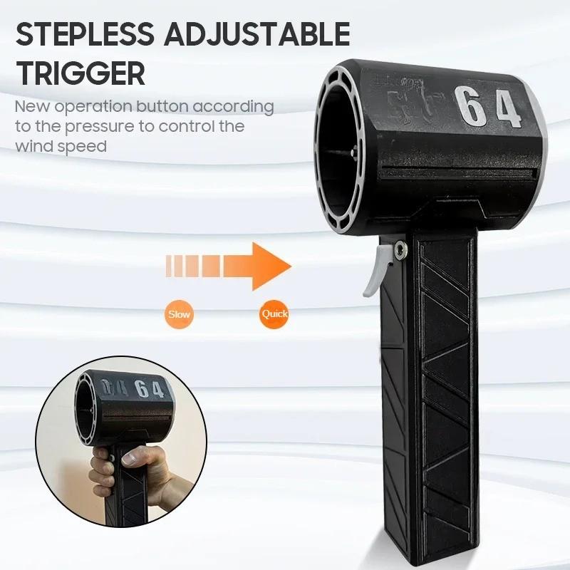 1000W Powerful Car Violent Blower 135m/s Mini Portable Turbo Jet Fan Handheld Brushless Electric Air Blower Dryer