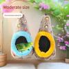 Autumn and winter plush nest small and medium-sized parrot plush thick cold insulation warm peony budgie nest hanging nest