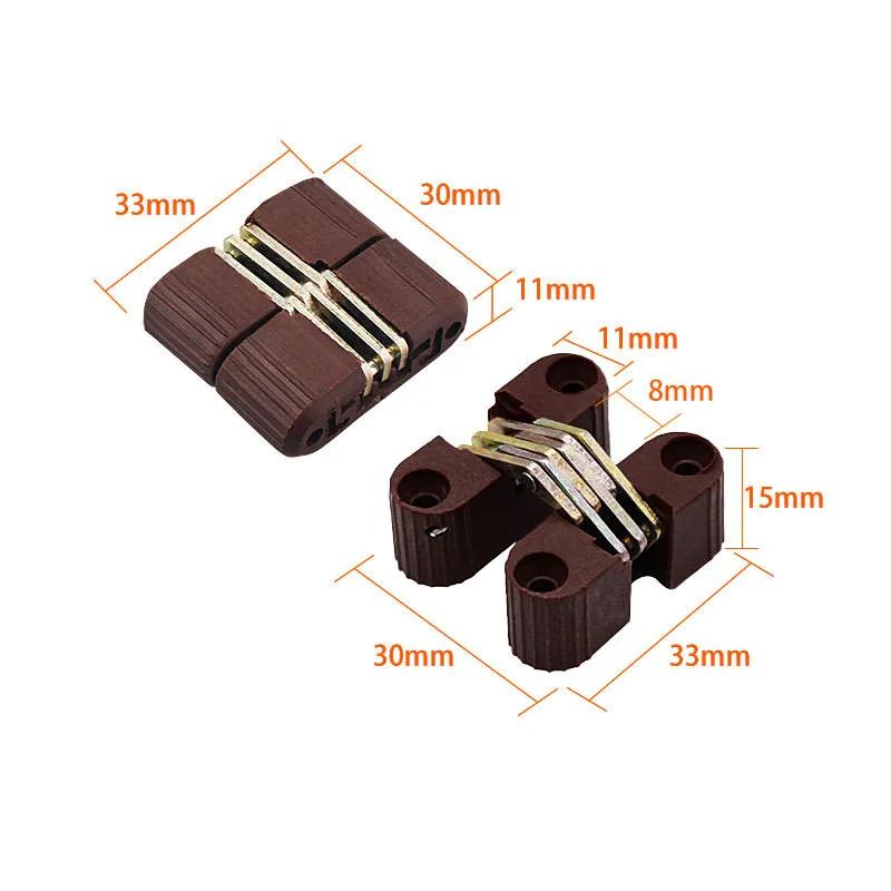 

Cross Hidden-Hinges Plastic Iron Folding Door Table and Chair Cross Hinge Plastic Concealed Hinge Furniture Hardware Accessories