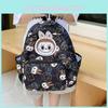 Kids Dual Cartoon Shoulder Backpack Large Capacity Print Schoolbag Students