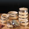 Stainless Steel Bamboo basket Bamboo Snack Basket New Chinese Food Tools