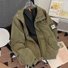 Spring and autumn tooling jacket men's American retro casual trendy brand Japanese Hong Kong style ruffian handsome Korean version trendy loose jacket