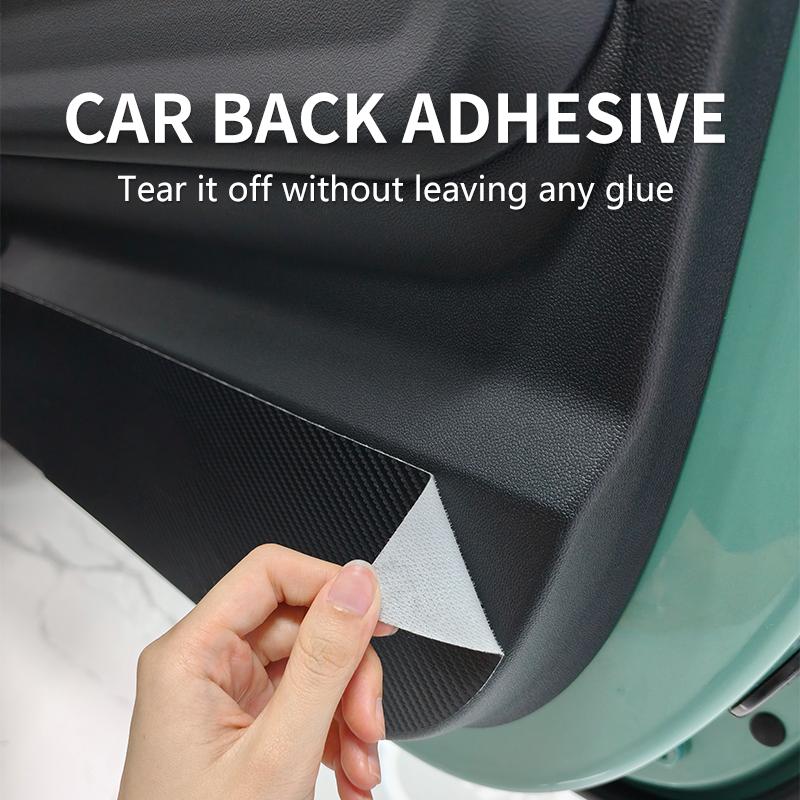 Car Door Anti-Kick Mat For Mini Cooper S F66 F67 2024 2025 Suede Leather Sticker Soil-Proof Children's Kick Pad Car Accessories