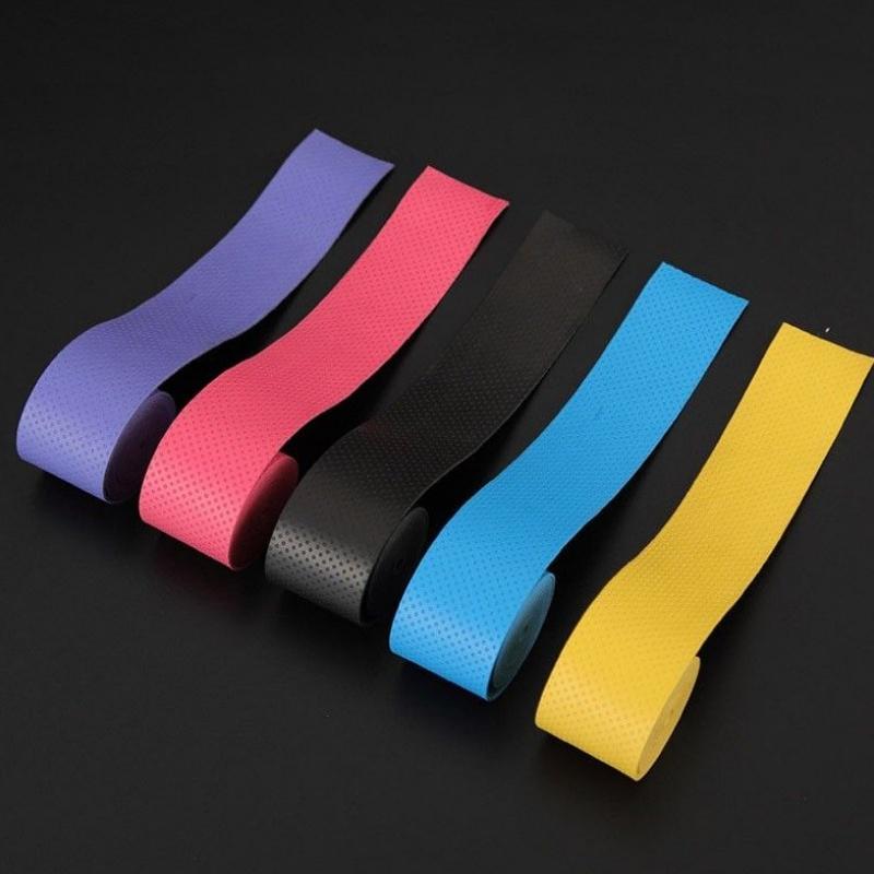 2.5*110CM Tennis Racket Wrap Grip Rubber Pre-cut Non-slip, Sweat-absorbing Hand Tape Badminton Pickleball Comfortable Cushion Grip