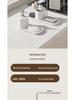 Japanese Dual-Use Kitchen Rack: Manual Soap & Hand Sanitizer Dispenser
