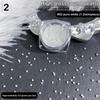 1 Scatola di Perle Stereoscopiche Mini Perle Rotonde Accessorio Decorativo per Pittura Unghie Patch Diamante per Unghie