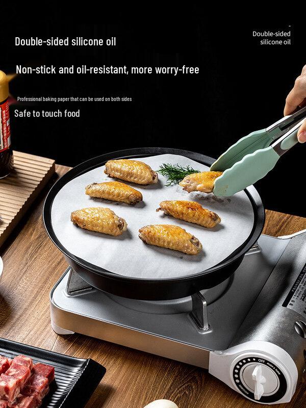 ZISIZ Round Air Fryer & BBQ Grill Paper Liners
