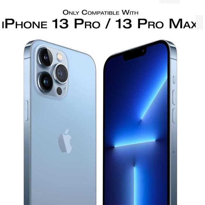 Protection Caméra - pour iPhone - 13 Pro/Pro Max - Verre Trempé - Antichoc - Anti-Rayures