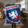 Rangers FC Printed Flannel Blanket, soft throw for bedroom sofa, washable, Christmas present, great gift.