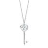 & Co. Heart Hollow 925 Silver Necklace Unisex Necklace 35505865