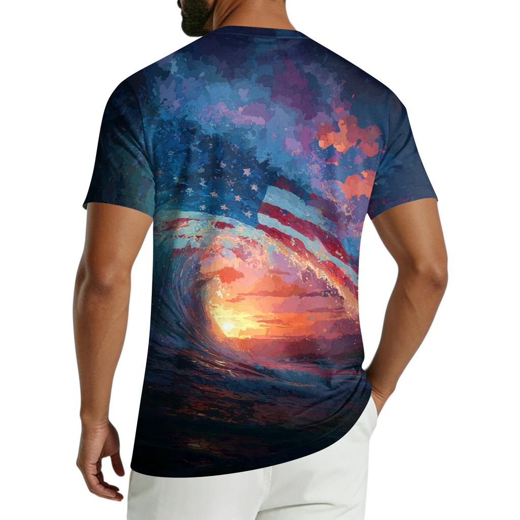 Men's Casual Lightweight Short-Sleeve T-Shirt