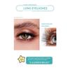 4D small brush head mascara, slender and curled, naturally elongated without agglomeration, waterproof fine brush mascara