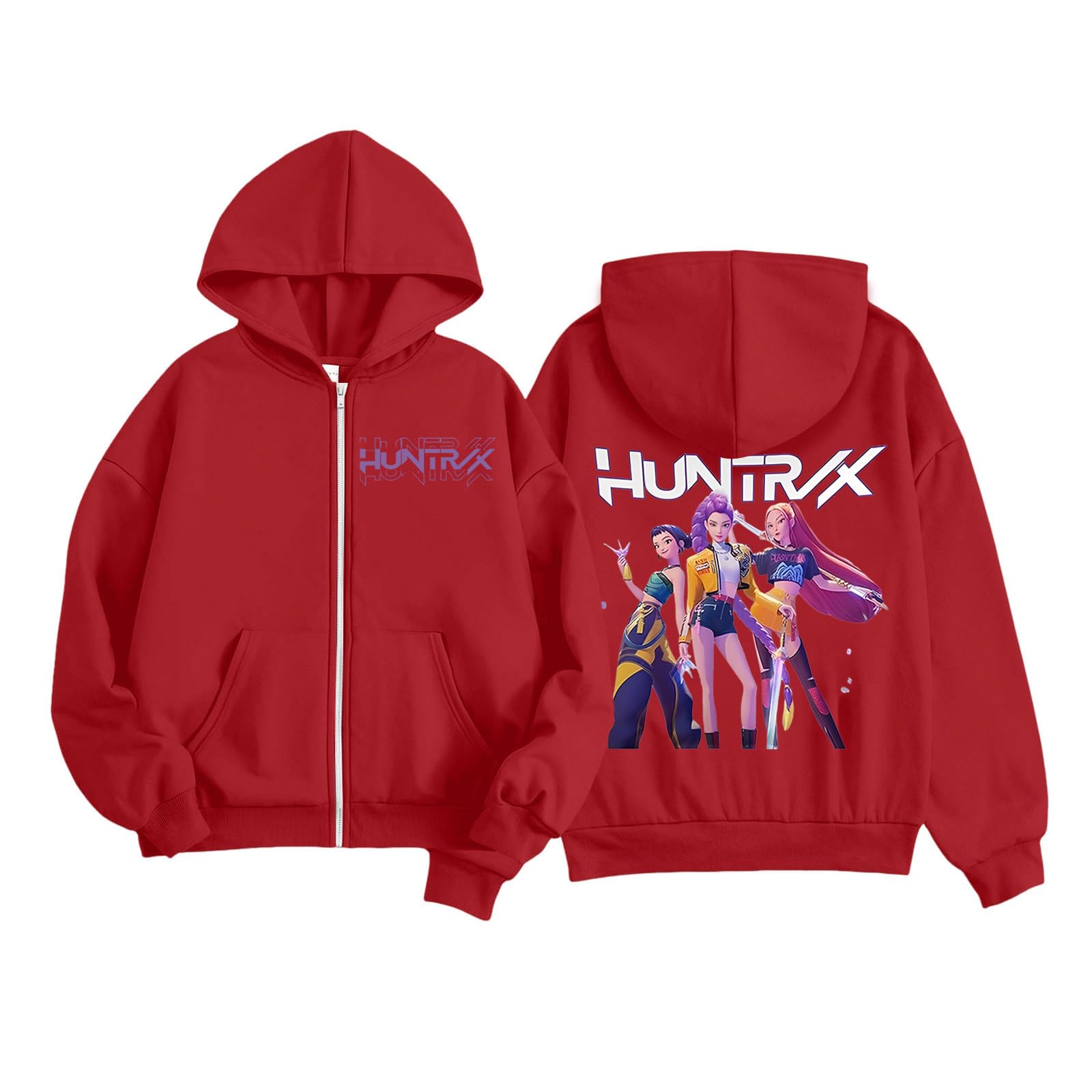 

Kids Fashion Women s Lightweight Long Sleeve Zipper Hoodie Printed Hoodie With Pockets 110