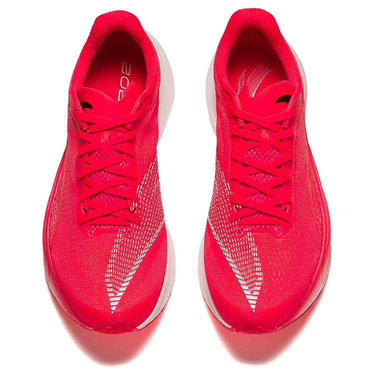 Anta Fabric Cushioning, Wear Resistant Low top Marathon Running Shoes Men's Red 112435563S-4