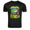 Funny Gorilla Relaxing Tropical Beach Cocktail Graphic T-Shirt
