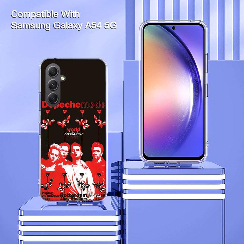 Rock Band Depeches Modes Phone Case for Samsung A17 A37 A57 A07 A16 A26 A36 A56 A06 A02S A12 A22 A32 A52S A04S A14 A24 A34 A54 A