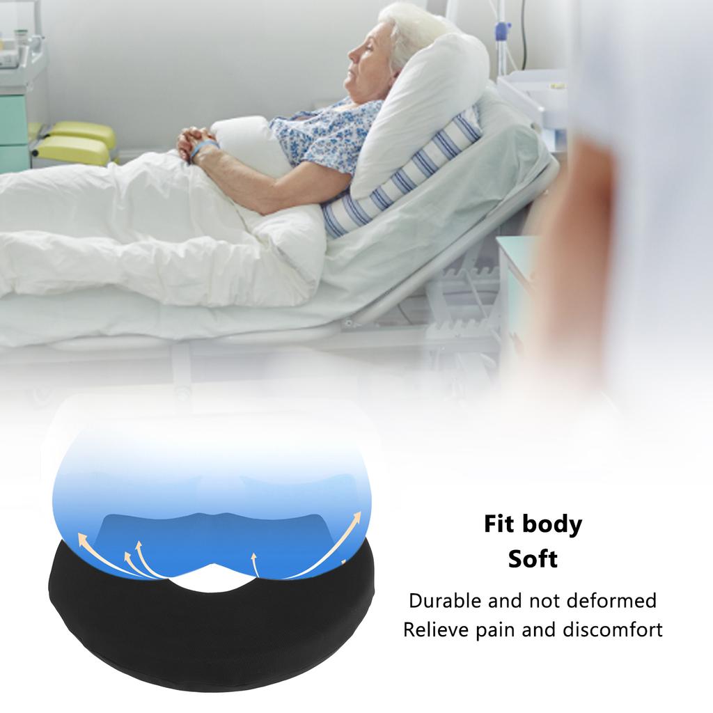 11,8 Zoll Donut Steißbein Kissen Schwamm Waschmaschine Hämorrhoiden Behandlung Dekubitus Kissen für ältere Menschen