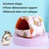 Hamster Nest Anti-deform Comfortable Bite-resistant Provide Safe Warm Resting Space Nest for Small Pets