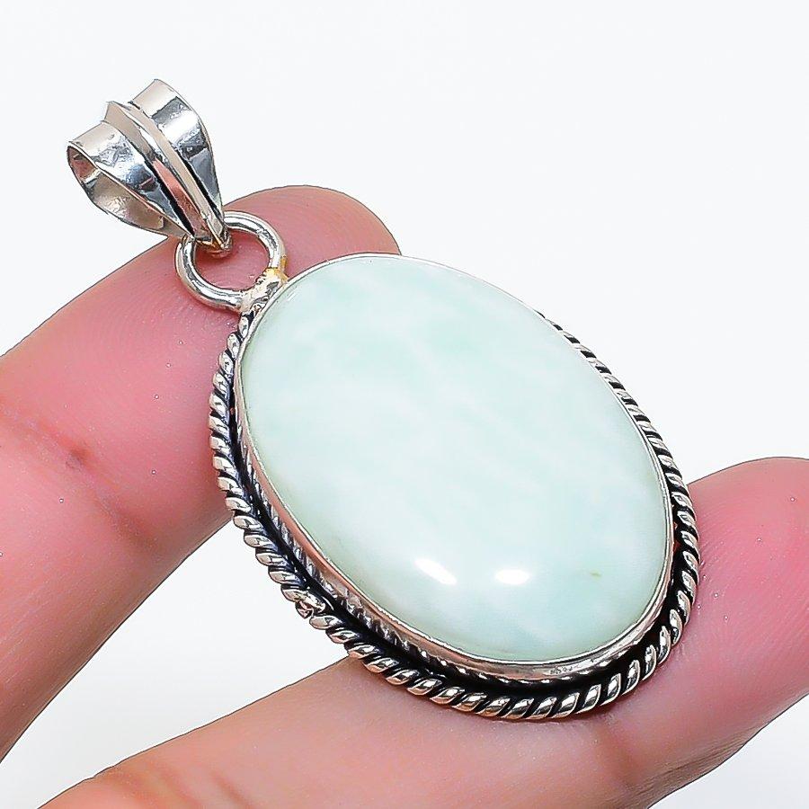 Natural Hememorphite Gemstone Handmade 925 Sterling Silver Pendant 1.81 AP-15789