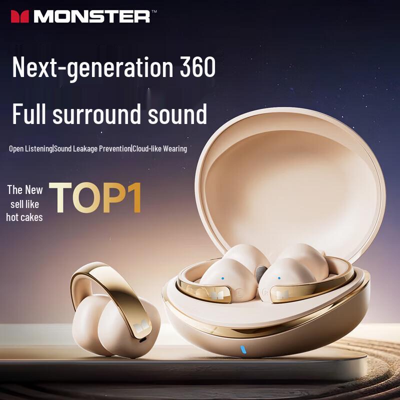 

Monster Airmars XKT30 Clip-on True Wireless Earphones