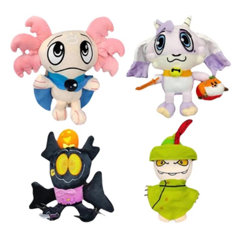 

4 шт. 25 см Плюшевые игрушки Billie Bust Up Милый игровой персонаж Козел Билли Сова Кукла Мягкая набивная Декоративная кукла Подарок Хэллоуин Плюшевая игрушка about 25cm