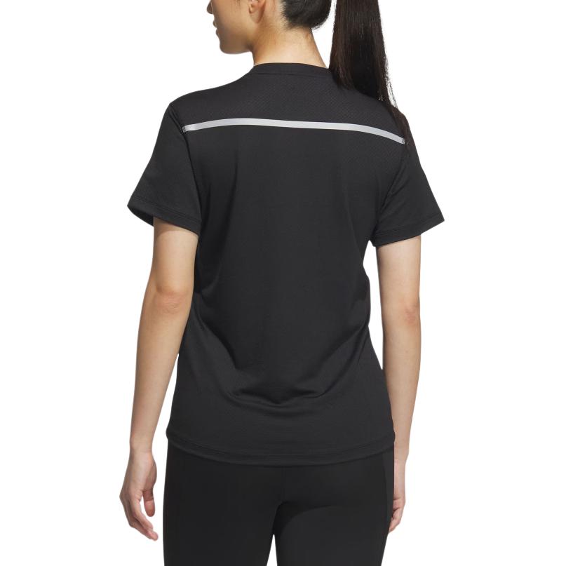 Adidas Own The Run Running T Shirt Women's Black/Dark Silver Gray JZ2200