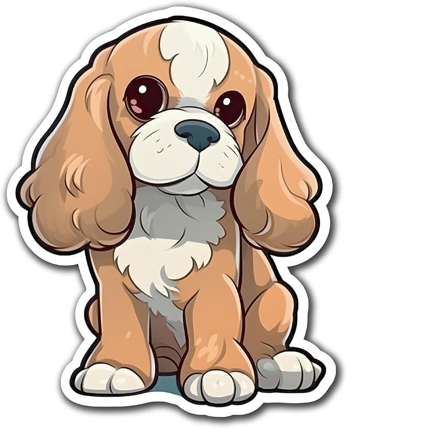 

Виниловая наклейка Кокер-спаниель для автомобиля или ноутбука дубильная кора