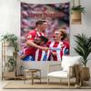 Atletico Madrid Benutzerdefinierte Wanddekoration mit Ihrem Namen Wandteppich Kunst Für Haustiermemorial Geburtstag Hochzeitsfeier Hintergrund Familien Geschenk