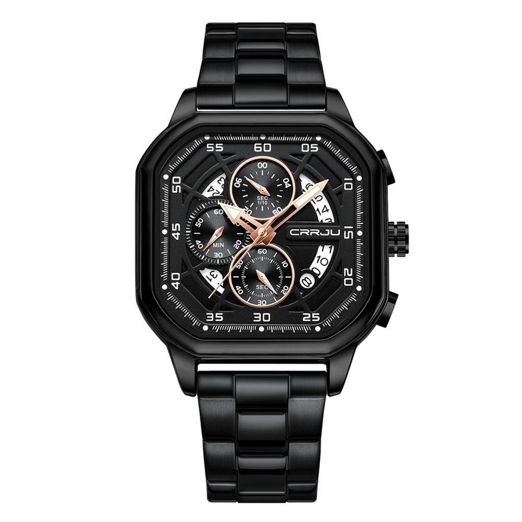 Men's Waterproof Luminous Running Alarm Clock Watch