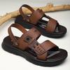 Extra Large Size Men's Shoes 45 New Leather Sandals Men's 46 Autumn Wear Cool Slippers 47 Casual Beach Shoes Trendy 48 Men's Shoes