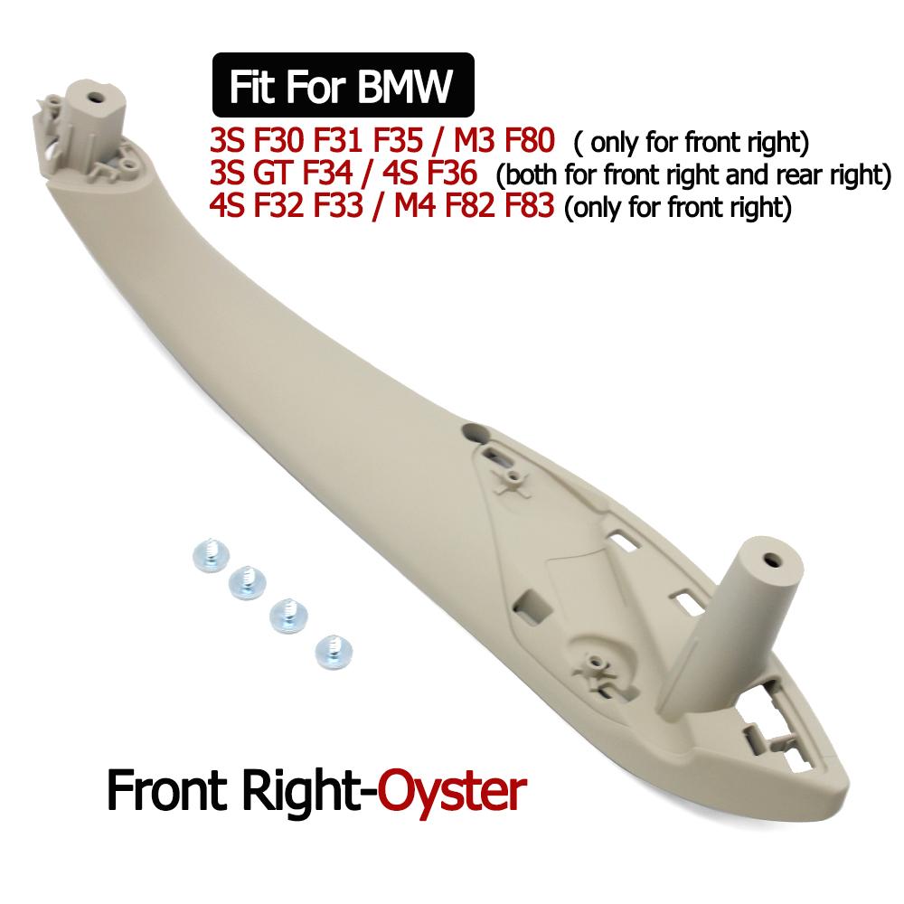 For BMW 3 Series 4S M3 M4 Front Rear Left Right Interior Door Handle Inside Panel Trim F30 F80 F31 F32 F33 F34 F35 F36 F82 F83