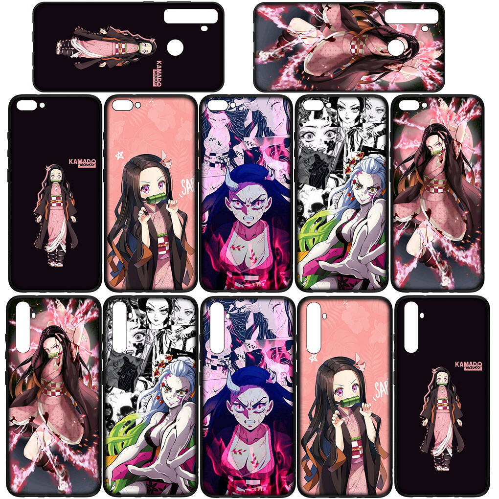 Case for iPhone 17 16 15 Xiaomi Poco F8 F7 X7 X6 M8 C85 C75 C71 Redmi Note 14 13 12 11 Pro Max A3 14C 13C 15C Daki Gyutaro Demon Slayer Nezuko Cover