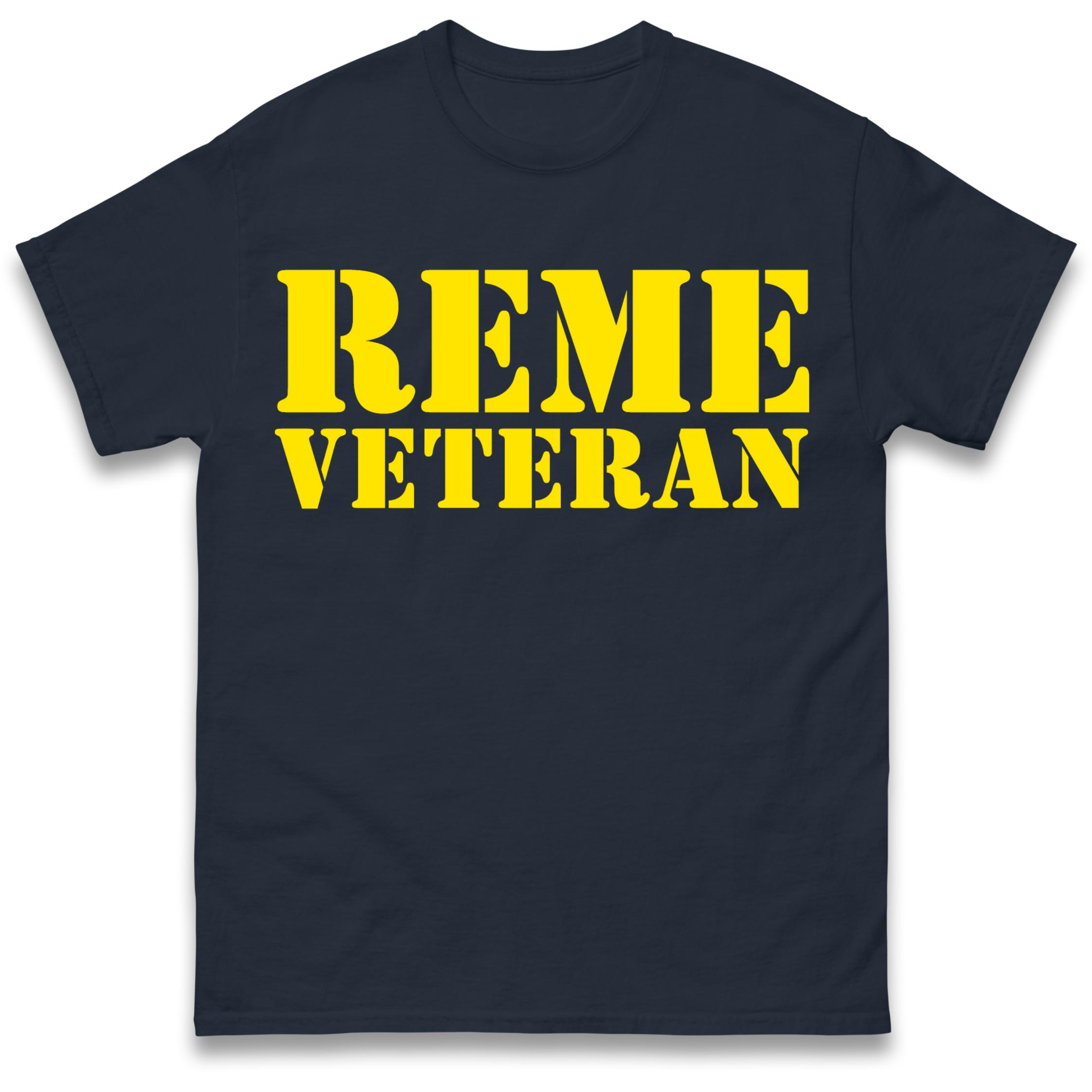 

REME Veteran T Shirt Tshirt Mens Womens Unisex Tops Tees S