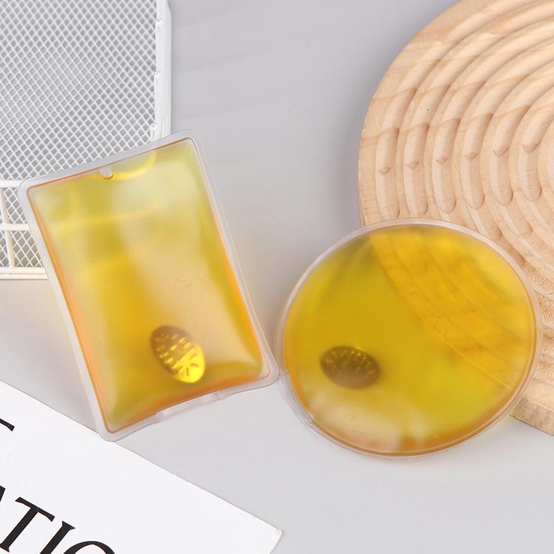 Hřejivé sáčky na ruce aktivované kliknutím kulaté a čtvercové instantní teplo PVC sáčky malý gelový sáček opakovaně použitelné dlouhotrvající teplo horkost