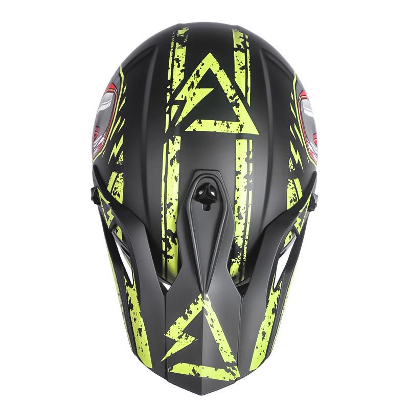 DOT Approved Full-Face Off-Road Motorcycle Helmet - Speed Reduction Safety