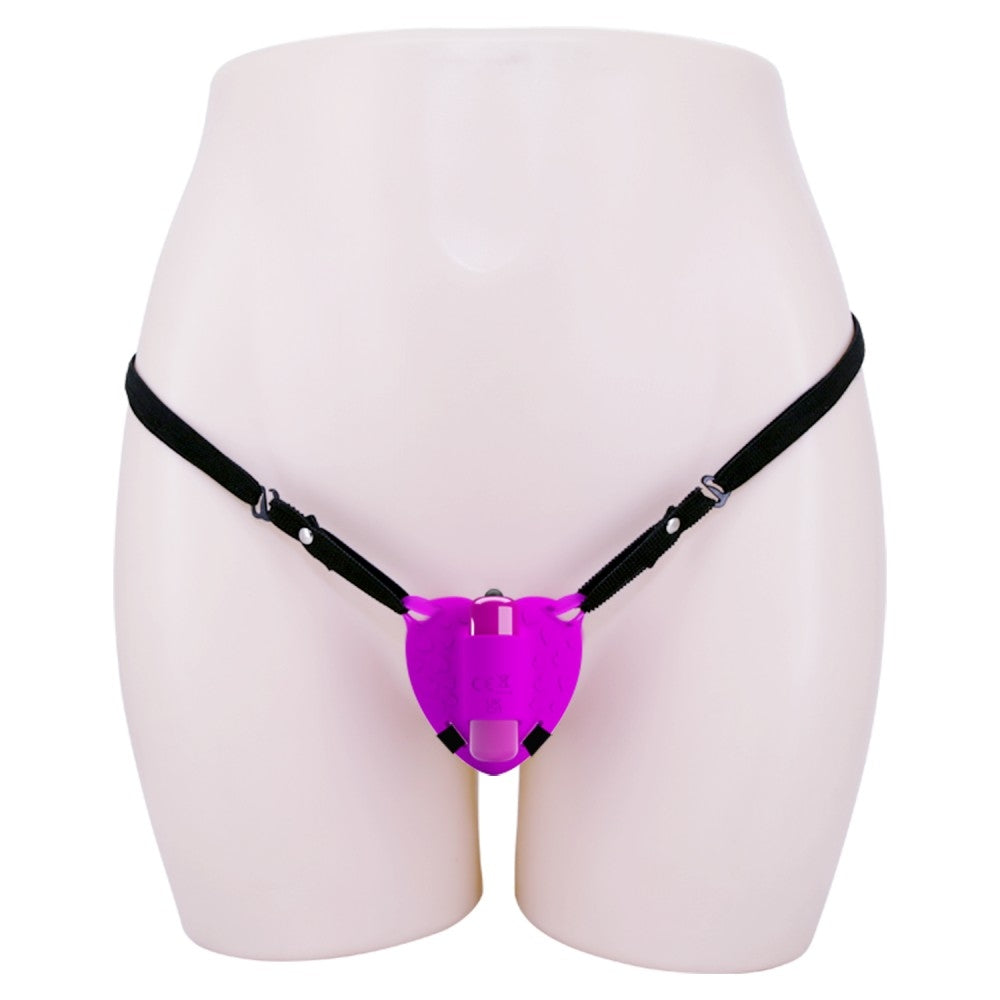 Vibro de Culotte avec Harnais Heartbeat - Pretty Love - 100% Clitoris