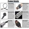 RIGHTPARTS 11787614322 Downstream Lambda Oxygen Sensor For BMW 550i GT 650i 750Li Alpina B7 2011-2015