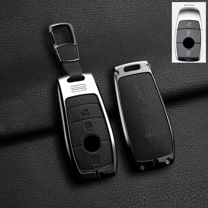 

Interior Mouldings Car Alloy Style Key Case Cover Shell Fob For 2019 2020 Mercedes-Benz A220 E63S AMG E-Class GLE 350 4MATIC E30