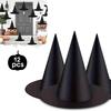Halloween Hexenhut Hängender Hexenhut Erwachsener Unisex Schwarzer Teufelshut Geeignet für Partykostüme und Gartenveranda Dekorationen