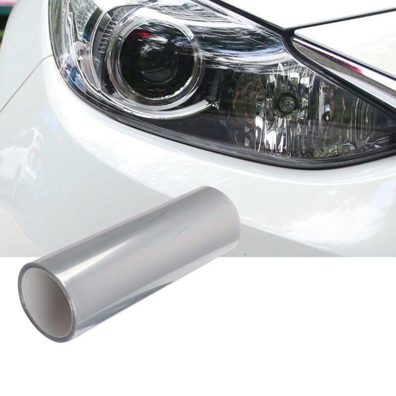 Car Headlight Protective Film Vinyl 3-Layers Scratch Resistant Exterior
