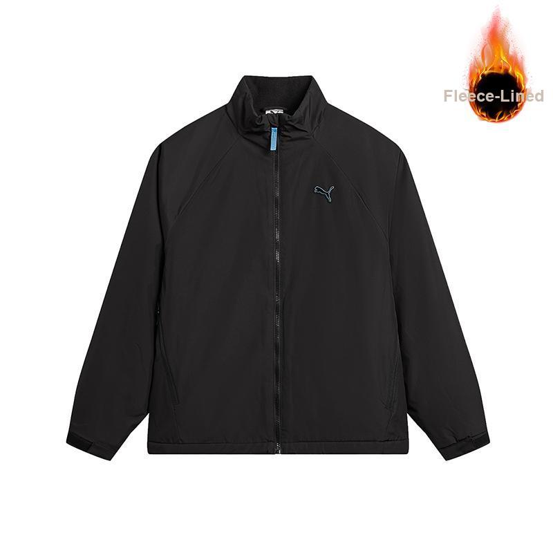 Puma FW25 Comfortable Stand Collar Logo Zip Jacket Unisex Jacket 635954-01