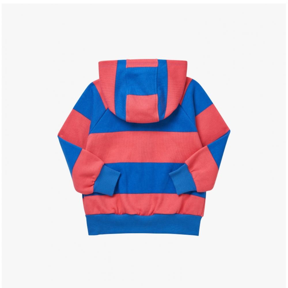 Mini Rodini 2372018528  Stripe Zip Hoodie  Stripe Kids Hoodie Zip Up