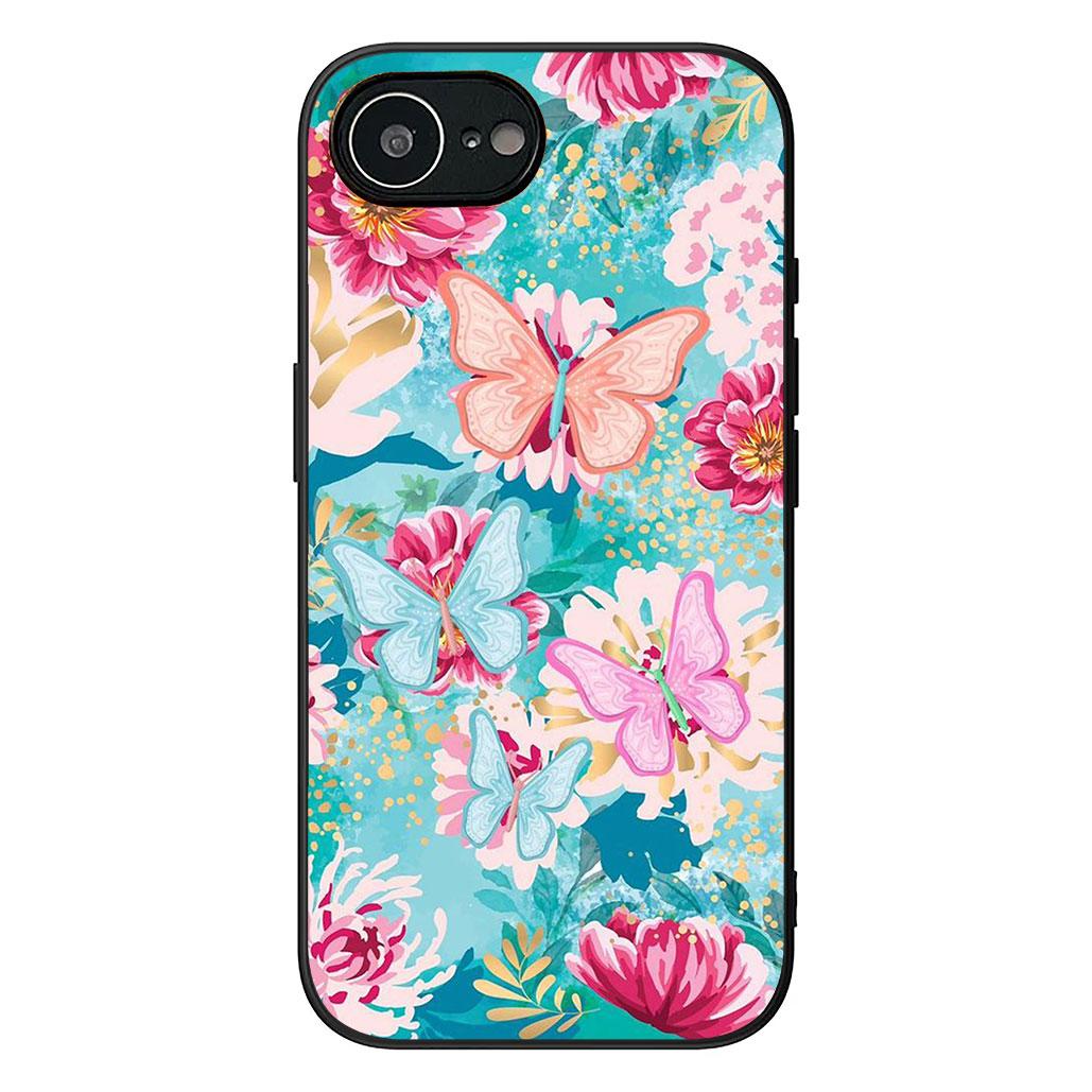 

Golden Flower Colour Butterfly Protective Cover for Samsung Galaxy S25 Edge S24 S23 FE Plus Ultra A16 A15 A55 A57 5G Phone Case Galaxy S23+