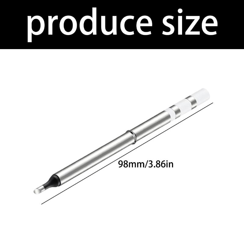 Durability Soldering Iron Tip with Metal Construction for Extended Use and Wear Resistance in Professional Setting