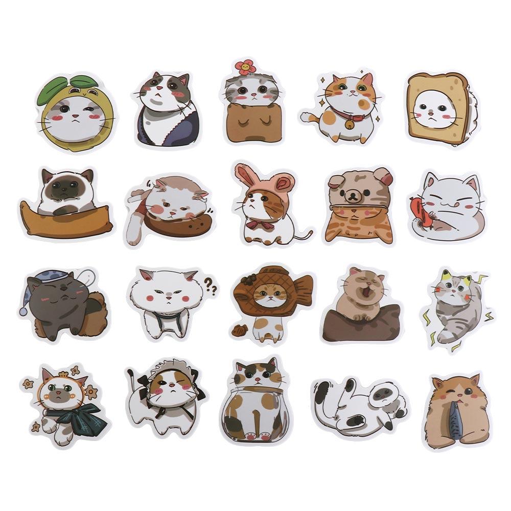 School Supplies Decorative Sticker Animal Cat Stickers Waterproof Stickers Korean Bear Stickers