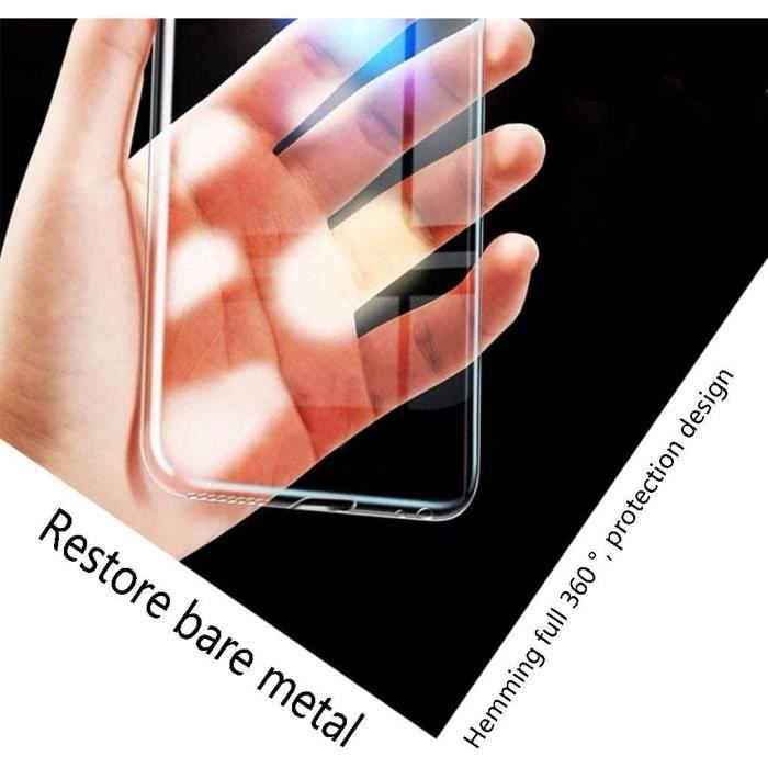 Coque pour Samsung Galaxy A41 - HoussTS - Silicone - Transparent - Verre trempé - Souple