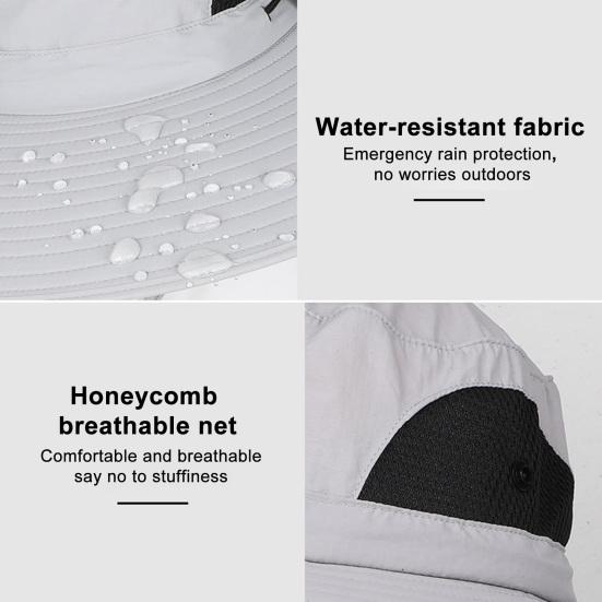 Chapeau de soleil à large bord avec ventilateur solaire intégré pour hommes et femmes, chapeau de plage rafraîchissant pour l'été, pour la pêche en plein air, la randonnée et le camping
