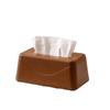 Elegant Napkin Holder Refillable Tissue Wipes Distributor Case Desktop Tissue Dispenser  Desktop